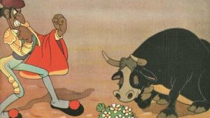 Ferdinand the Bull image from book